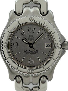Tag Heuer 29mm Ladies Automatic SEL Link Silver Dial Swiss SS Watch Ref: WG2310!